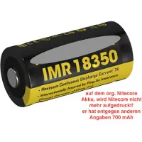 Nitecore 18350 Li-Ion IMR-batterij