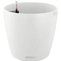 Lechuza CLASSICO Color 21 - Plantenbak - met bewateringssysteem - ALL-IN-ONE set met LECHUZA-PON - wit