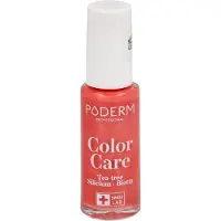Poderm nagellak Tea Tree kleurverzorging nr. 273 Koraalrood 8 ml Medicinale nagellak