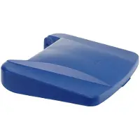 Hendi afvalbakdeksel - polypropyleen - afsluitend - 50,5 x 41,5 cm - blauw - voor afvalbak