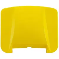 Hendi Deksel voor afvalbak - polypropyleen - hygiene - 50,5 x 41,5 cm - geel