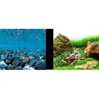 Aqua Marina 3d-rivier-en Japanse Tuin Aquarium Achtergrond