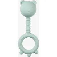 Nattou SILICONE Rammelaar - Beer - 6 cm - Pastelgroen