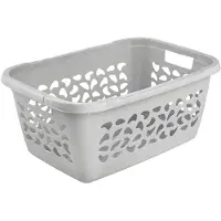 Keeeper Keeper wasmand, ademend decor, 52 l, Jost, Nordic Grey