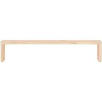 vidaXL Monitorstandaard 50x27x10 cm massief grenenhout