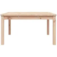 vidaXL Tuintafel 82,5x82,5x45 cm massief grenenhout