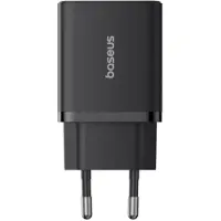 Baseus Kubus, 30W, 2,4A, 1 x USB-A - 1 x USB-C, zwart, USB-lader