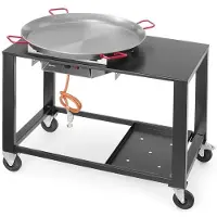 Hendi Fiesta XL - Gasbarbecue - Paella & Showcooking - Ø 800 mm - Mobiel & Veilig