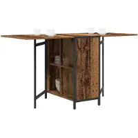 vidaXL Eettafel 144 x 60 x 75 cm Bewerkt hout Oud hout Rechthoekig