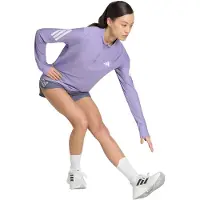 Adidas - Women's ADI365 Running Iconic Half Zip - Hardloopshirt S, purper