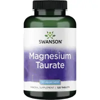 Swanson Health Magnesium Taurate 100 mg | 120 Tabletten | Magnesium en taurine voor betere opname (120 Tabletten)
