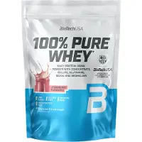 BiotechUSA 100% Pure Whey (Aardbei) 400 g Eiwitpoeder