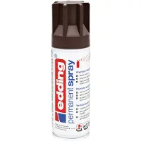 Edding 5200 permanent spray - 200 ml - mat - chocoladebruin