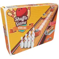 24hShop Shuffle Bowling Tafelspel - Complete Set Kegelspel - 90 x 20 x 3 cm