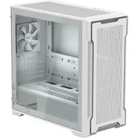 Gigabyte C102GI Midi-tower PC-behuizing Wit Stoffilter, Zijvenster
