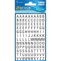 Avery Etiketten cijfers en letters A-Z, 120 stuks, zwart op wit - 7 stuks