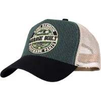 King Kerosin Cap - GARAGE - groen-zwart - Maat Standard