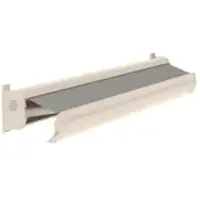 Optima Knikarmscherm Ts - Aluminium - Ral9001 Grijs Doek D122 - Handbediend - 350x28x16.6cm