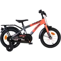 Volare Thombike Kinderfiets - Jongens - 14 inch - Oranje Grijs