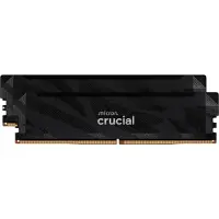 Crucial Pro OC Zwart 32 GB-set (2x16 GB) DDR5-6400 CL32 UDIMM gaming-geheugen - Ondersteunt Intel XMP 3.0 en AMD EXPO