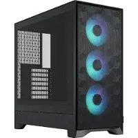 Fractal Design Gaming PC-behuizing Pop 2 Air TG Mid-tower Zwart RGB met stalen zijpaneel