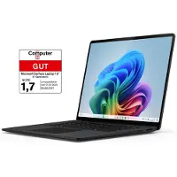 Microsoft Surface Laptop – Copilot+ PC – 7. Edition (15", Qualcomm Snapdragon X Elite X1E-80-100, 16 GB, 1000 GB, NL), Notebook, Zwart