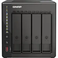 Qnap TS-453E - NAS-server - 4 bays - SATA 6Gb/s - RAID 0, 1, 5, 6, 10, 50, JBOD, 60 - RAM 8 GB - 2.5 Gigabit Ethernet - iSCSI ondersteuning