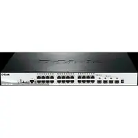 D-Link DGS-1510-28XMP/E DGS-1510-28XMP/E Netwerk switch 24 + 4 poorten 128 Gbit/s PoE-functie
