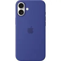 Apple Silicone Backcover MagSafe voor de iPhone 16 Plus - Ultramarine