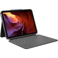 Logitech Rugged Folio, beschermhoes met geïntegreerde Toetsenbord voor iPad (10e generatie en A16), DE-indeling