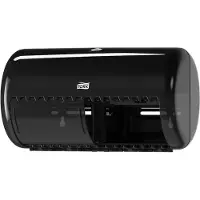 Tork 557008 T4-dispenser | voor traditioneel toiletpapier | zwart