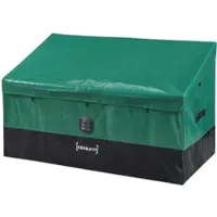 Casa.pro Tuin opbergbox Alanno 51/76x122x64 cm groen en zwart 387L