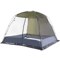 Pro-Tec Netpaviljoen 'Beekdaelen', afmetingen 305x305x213 cm, olijgroen / grijs
