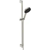 Ideal standard Idealrain Solos - Set douchekop, douchestang en doucheslang, 3 stralen, EcoFlow, Silver Storm A7898GN