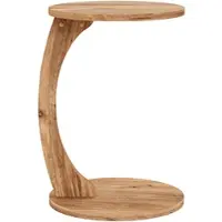 En.casa Bijzettafel Holeby 56x38 cm houtkleurig []