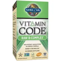 Elämän puutarha,Garden of Life , Vitamin Code, RAW B-Complex, 60 Vegan Capsules