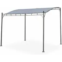 Sweeek Muurpergola 3x2.5m Grijs