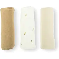 Doomoo Lovely - Set van 3 tetradoeken - Superzacht biologisch katoen - 70x70 cm - Sweety Cream (3 stuks)