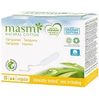Masmi Tampons Biologische katoenen tampons Regular 18st