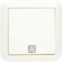 Schneider Electric Schneider - Opbouw wisselschakelaar - Polarwit - Controlelamp- 381624