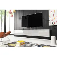 MINIO go for it ModernHome Glance - TV-meubel - Mat en glans - 2-deurs - Hangend of staand