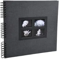 Exacompta Foto album spiraal Passion 32x32cm Zwart 60 pagina’s 358 foto’s