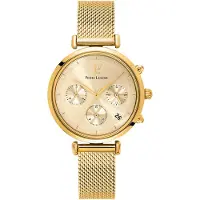 Pierre Lannier 083J542 - Horloge - Roestvrij staal - Goud - 35 mm