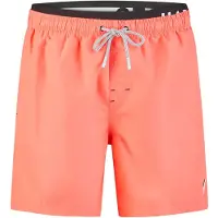 Happy Shorts Zwemshorts 'Double Waistband' neonrood