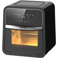 Heinner Heteluchtfriteuse – 2000W – 12L Capaciteit – Ovenfunctie – Digitaal Touchdisplay – Timer 60 min – Dehydrateren 24u – 8 Programma’s – Rotisserie – Zwart