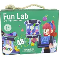 Leantoys Puzzel 48 laboratorium - Puzzel 48 elementen