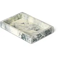 Ferm Living Mist Dienblad Emerald Off-white | 15 x 20 cm