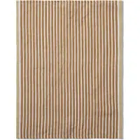 Ferm Living Hale Keukenhanddoek Golden Brown|Silver Fern