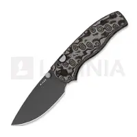 Kizer Cutlery Glaux 14C28N vouwmes, Black/Gray Vortex Micarta, Gray Stonewash PVD