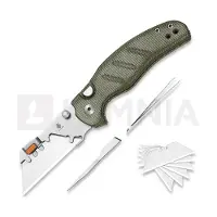 Kizer Cutlery C01C Uti 2 vouwmes, Green Micarta & Bead Blast